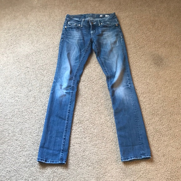 Miss Me jeans. SZ 26 straight leg, distressed look - Picture 3 of 4
